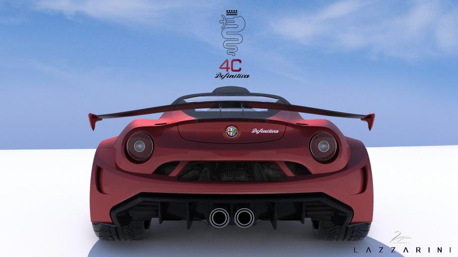  Alfa Romeo 4C Definitiva by Lazzarini Design 2014 года  (фото 4 из 12)
